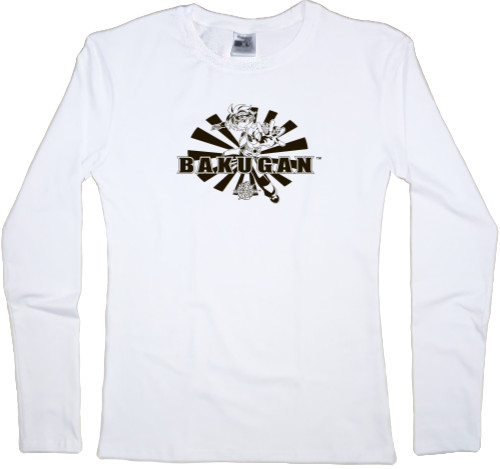 Women's Longsleeve Shirt - BAKUGAN LOGO - Mfest