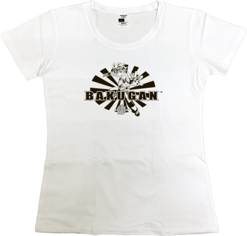 Women's Premium T-Shirt - BAKUGAN LOGO - Mfest