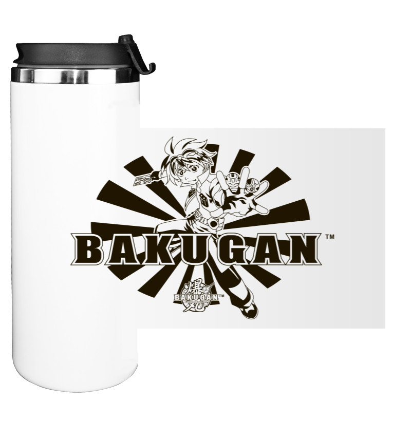 Water Bottle on Tumbler - BAKUGAN LOGO - Mfest