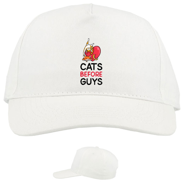 Baseball Caps - 5 panel - CATS BEFORE GUYS - Mfest