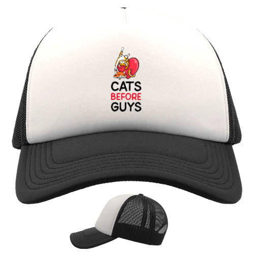 Trucker Cap - CATS BEFORE GUYS - Mfest