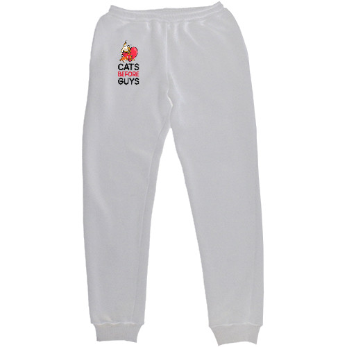 Men's Sweatpants - CATS BEFORE GUYS - Mfest