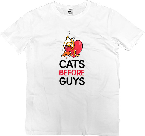 Kids' Premium T-Shirt - CATS BEFORE GUYS - Mfest