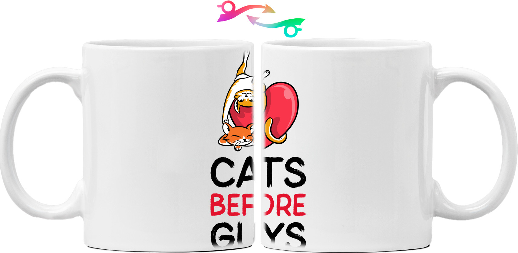 Кружка - CATS BEFORE GUYS - Mfest