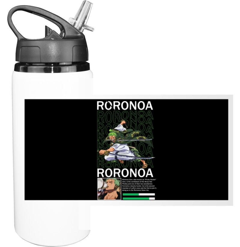 Sport Water Bottle - Roronoa Zoro - Mfest