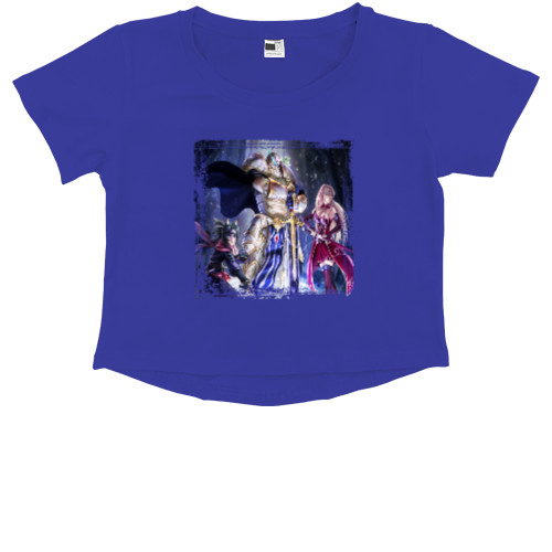 Kids' Premium Cropped T-Shirt - Skeleton Knight in Another World - Mfest