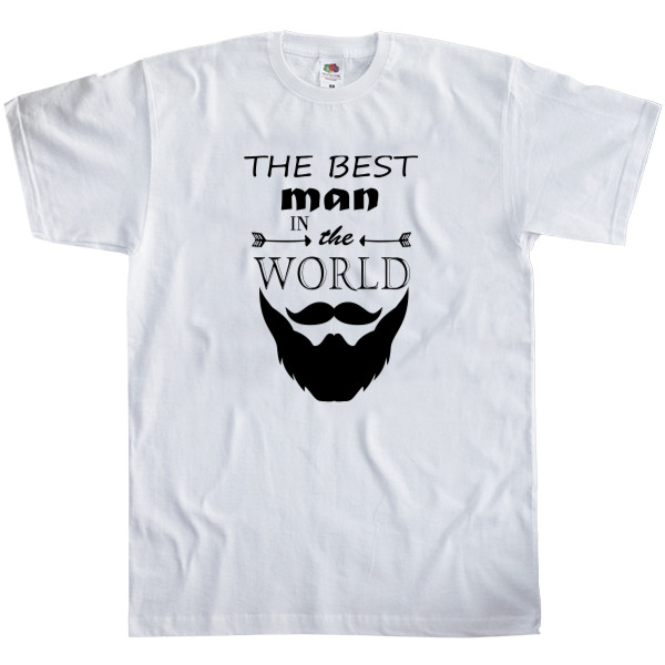 Футболка Класика Дитяча Fruit of the loom - The best man in the world - Mfest