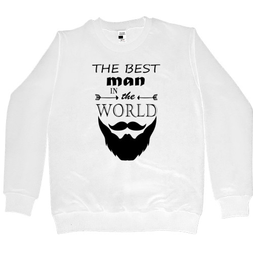 Світшот Преміум Жіночий - The best man in the world - Mfest