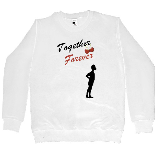 Women's Premium Sweatshirt - Together - Forever Cherry Man - Mfest