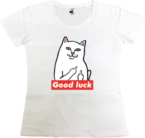 Women's Premium T-Shirt - good luck - Mfest