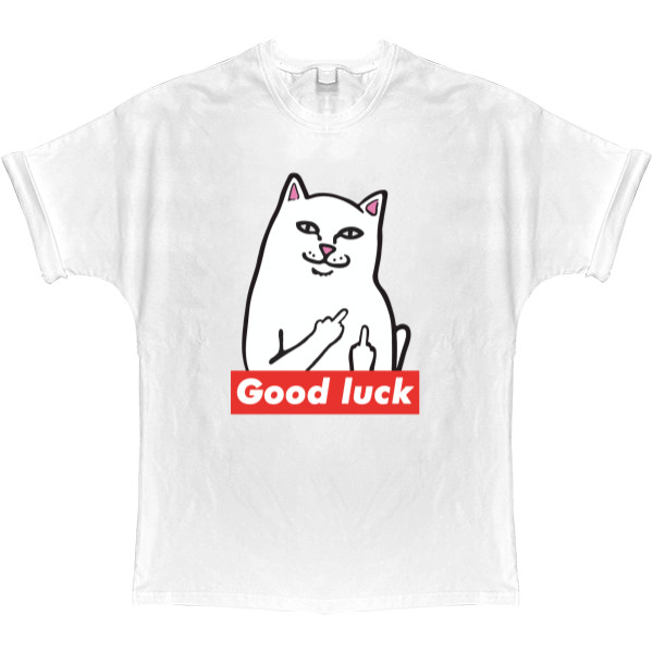 T-shirt Oversize - good luck - Mfest