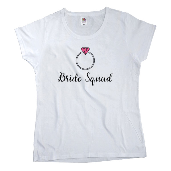 Women's T-shirt Fruit of the loom - Bride Squad - Mfest