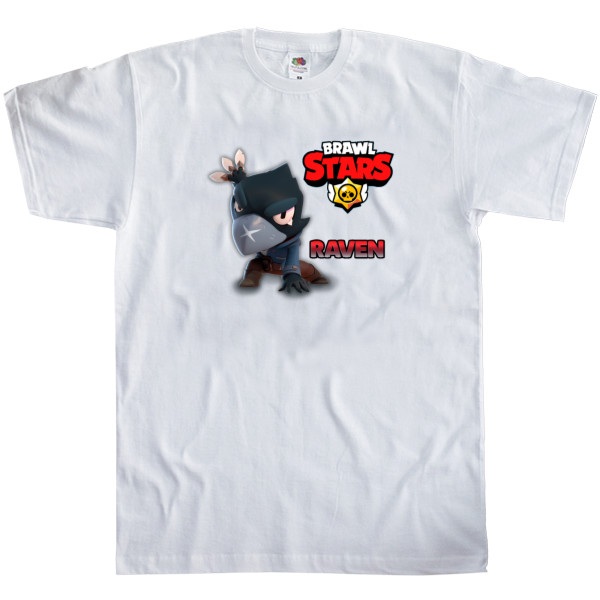 Kids' T-Shirt Fruit of the loom - brawl stars raven - Mfest