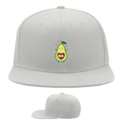 Snapback Baseball Cap - avocado pregnant - Mfest