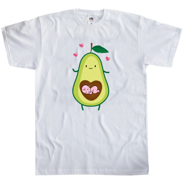 Kids' T-Shirt Fruit of the loom - avocado pregnant - Mfest