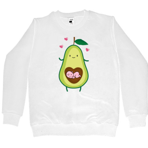 Men’s Premium Sweatshirt - avocado pregnant - Mfest