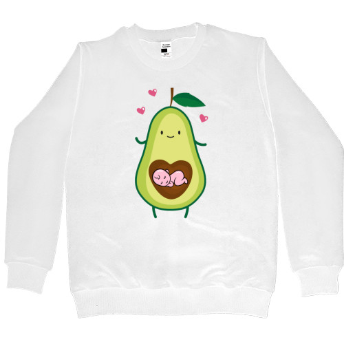 Women's Premium Sweatshirt - avocado pregnant - Mfest