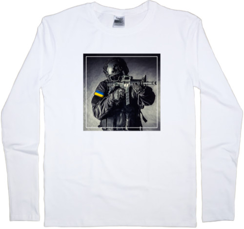 Men's Longsleeve Shirt - Soldier (positive) - Mfest