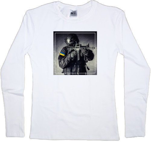 Women's Longsleeve Shirt - Soldier (positive) - Mfest