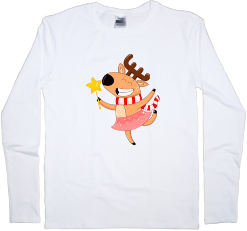 Men's Longsleeve Shirt - new year star - Mfest