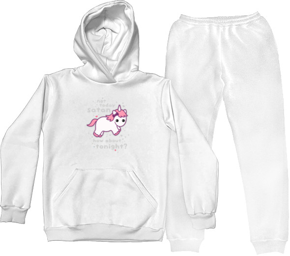 Sports suit for women - Unicorn not today Satan - Mfest