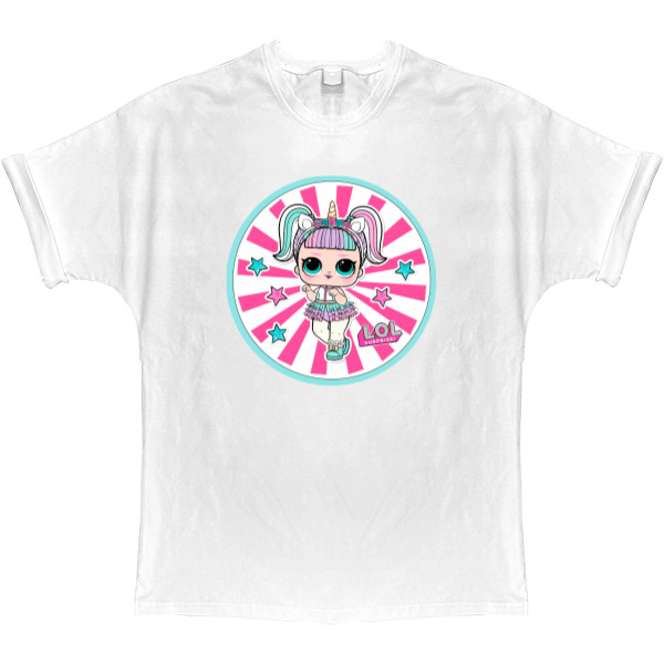 T-shirt Oversize - lol surprise girl - Mfest