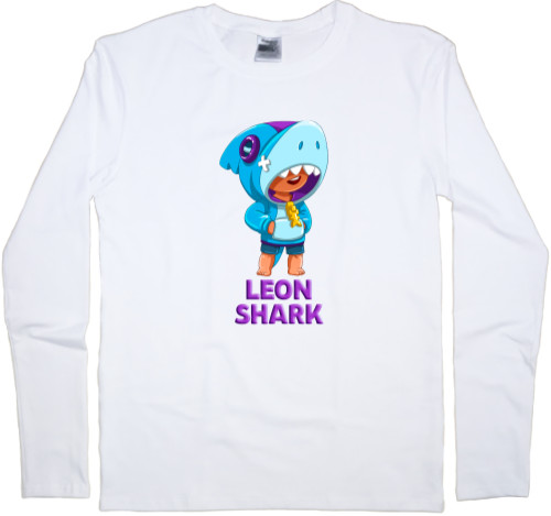 Kids' Longsleeve Shirt - Leon Shark - Mfest