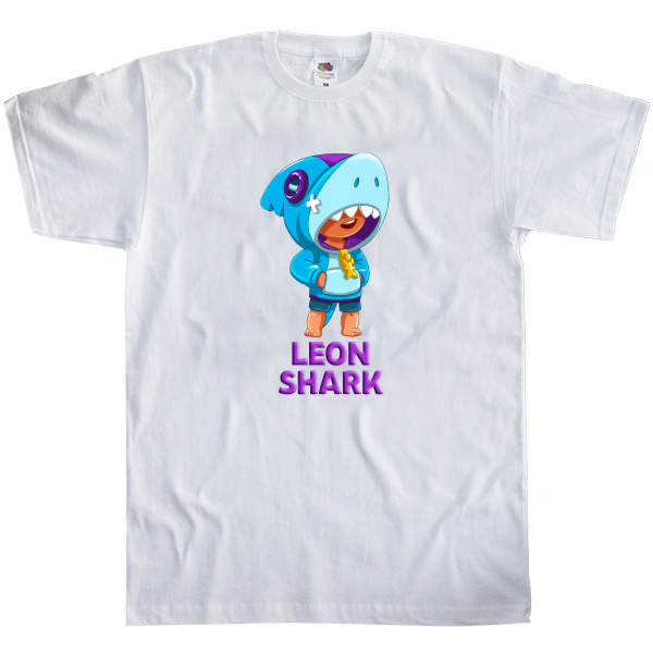 Kids' T-Shirt Fruit of the loom - Leon Shark - Mfest