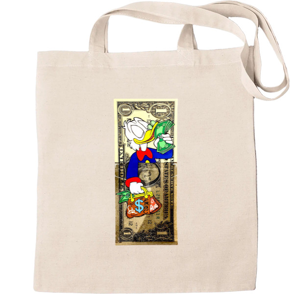 Tote Bag - scrooge mcduck dollar - Mfest