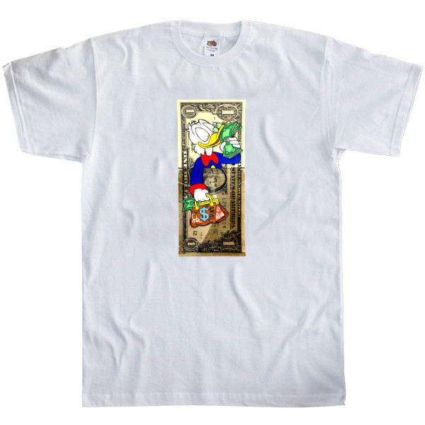 Kids' T-Shirt Fruit of the loom - scrooge mcduck dollar - Mfest