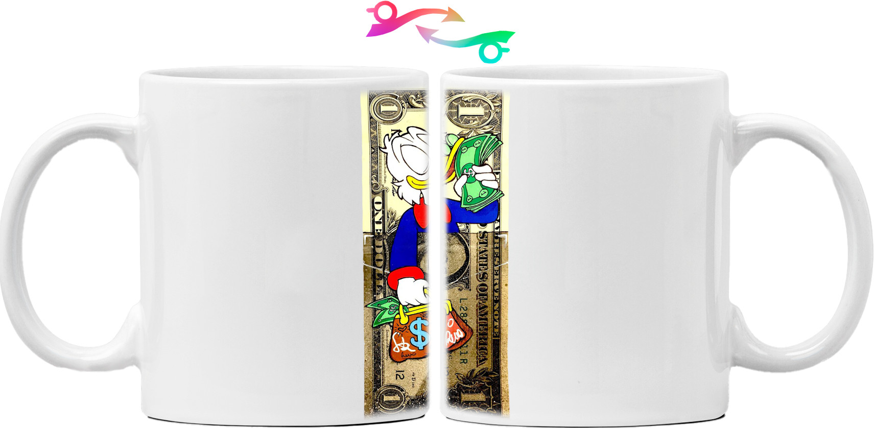 Mug - scrooge mcduck dollar - Mfest