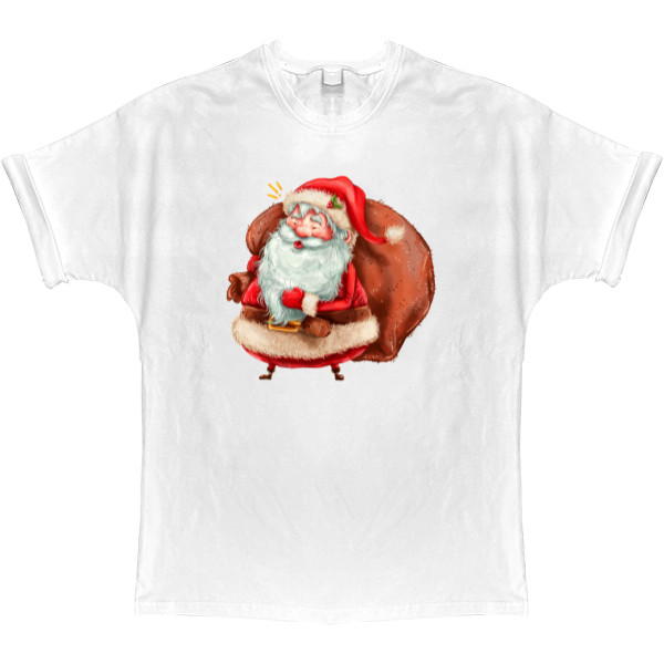 T-shirt Oversize - Santa with gifts - Mfest