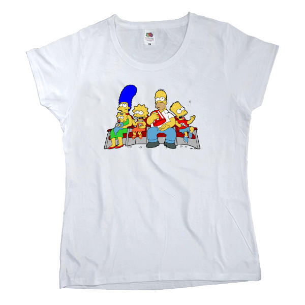 Women's T-shirt Fruit of the loom - The Simpsons in Cinema - Mfest