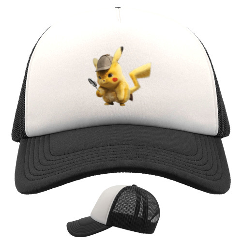 pikachu with a magnifying glass