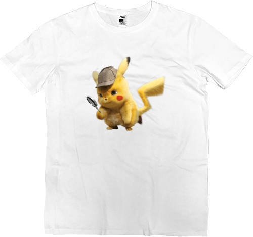 pikachu with a magnifying glass