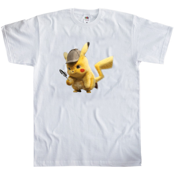 pikachu with a magnifying glass