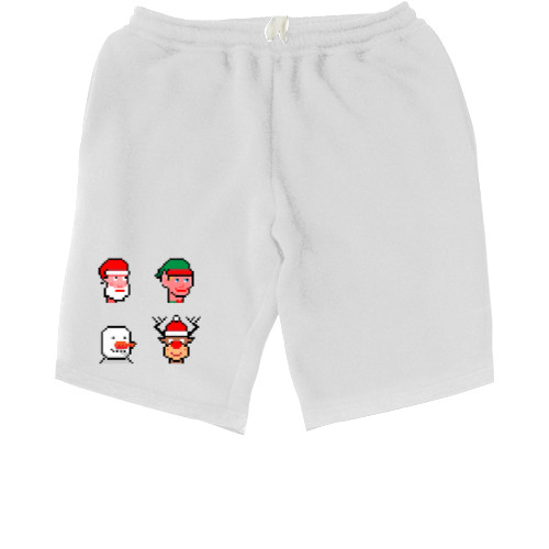 Men's Shorts - New river in pixels - Mfest