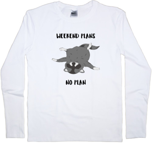 Kids' Longsleeve Shirt - I don't have plans - Mfest