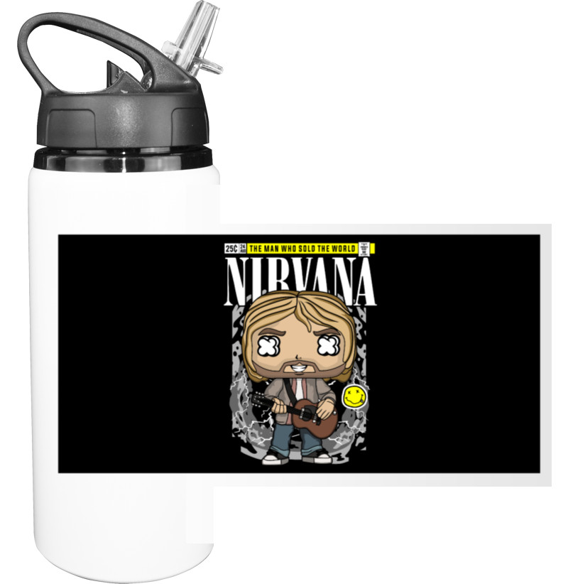 Sport Water Bottle - Nirvana rock - Mfest