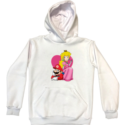 Unisex Hoodie - mario i princess - Mfest