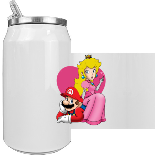 Aluminum Can - mario i princess - Mfest