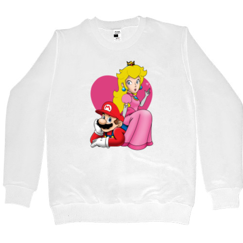 Men’s Premium Sweatshirt - mario i princess - Mfest