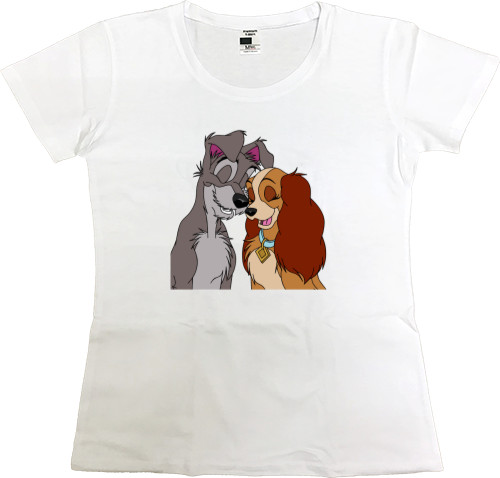 Women's Premium T-Shirt - Lady and the Tramp - Mfest