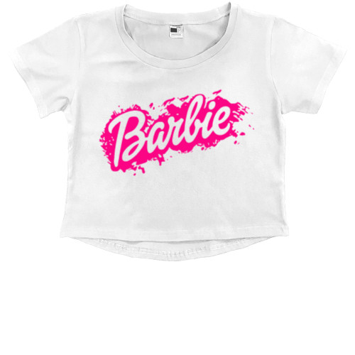 Kids' Premium Cropped T-Shirt - Barbie - Mfest