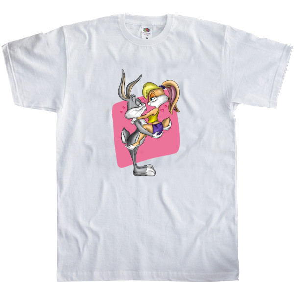 Kids' T-Shirt Fruit of the loom - Bugs and Lola Bunny - Mfest