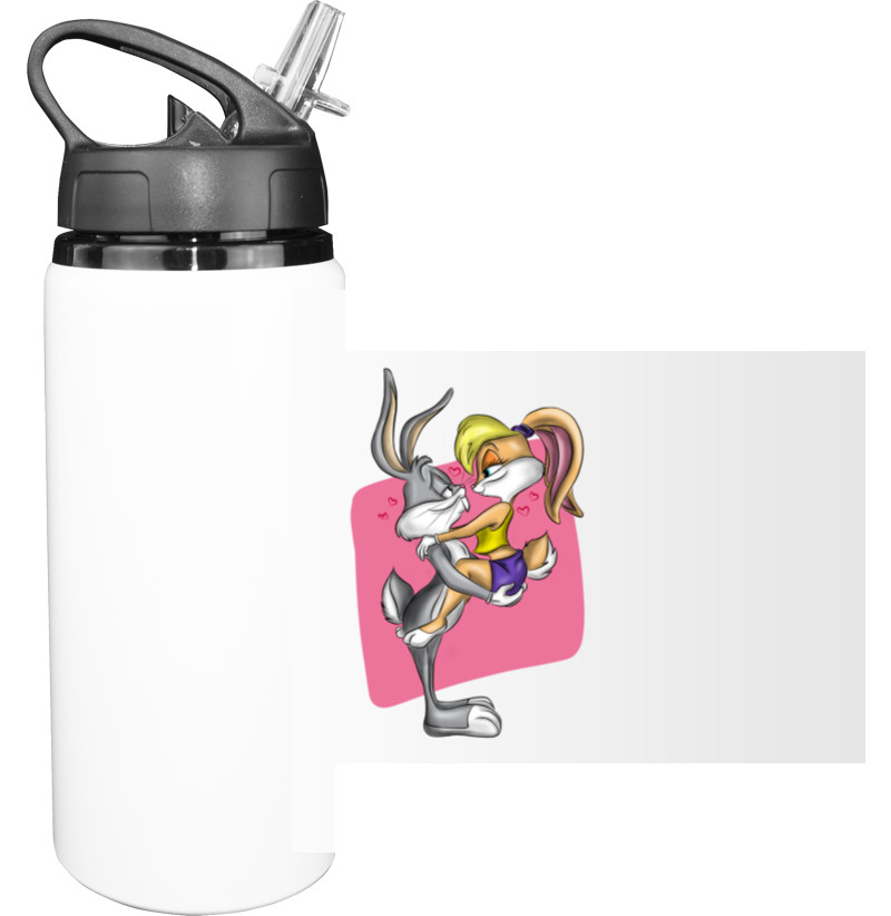 Sport Water Bottle - Bugs and Lola Bunny - Mfest