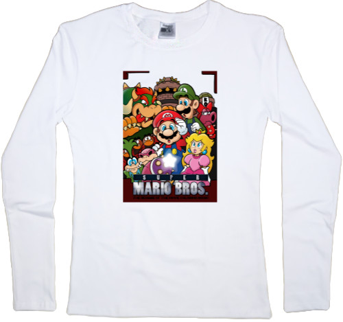 Women's Longsleeve Shirt - MARIO BROS - Mfest