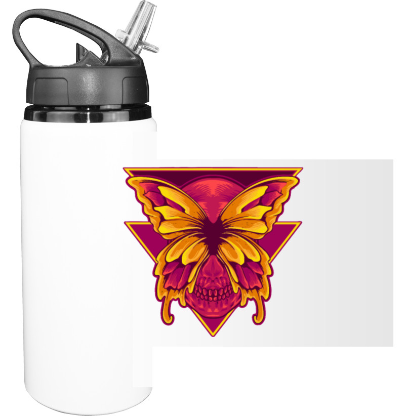 Sport Water Bottle - Skull blizzard - Mfest