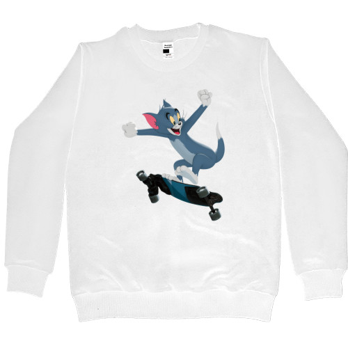 Women's Premium Sweatshirt - Tom on a skateboard - Mfest