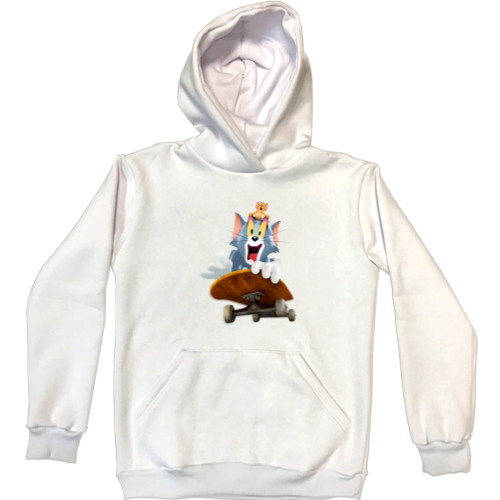 Unisex Hoodie - Tom and Jerry on a skateboard - Mfest